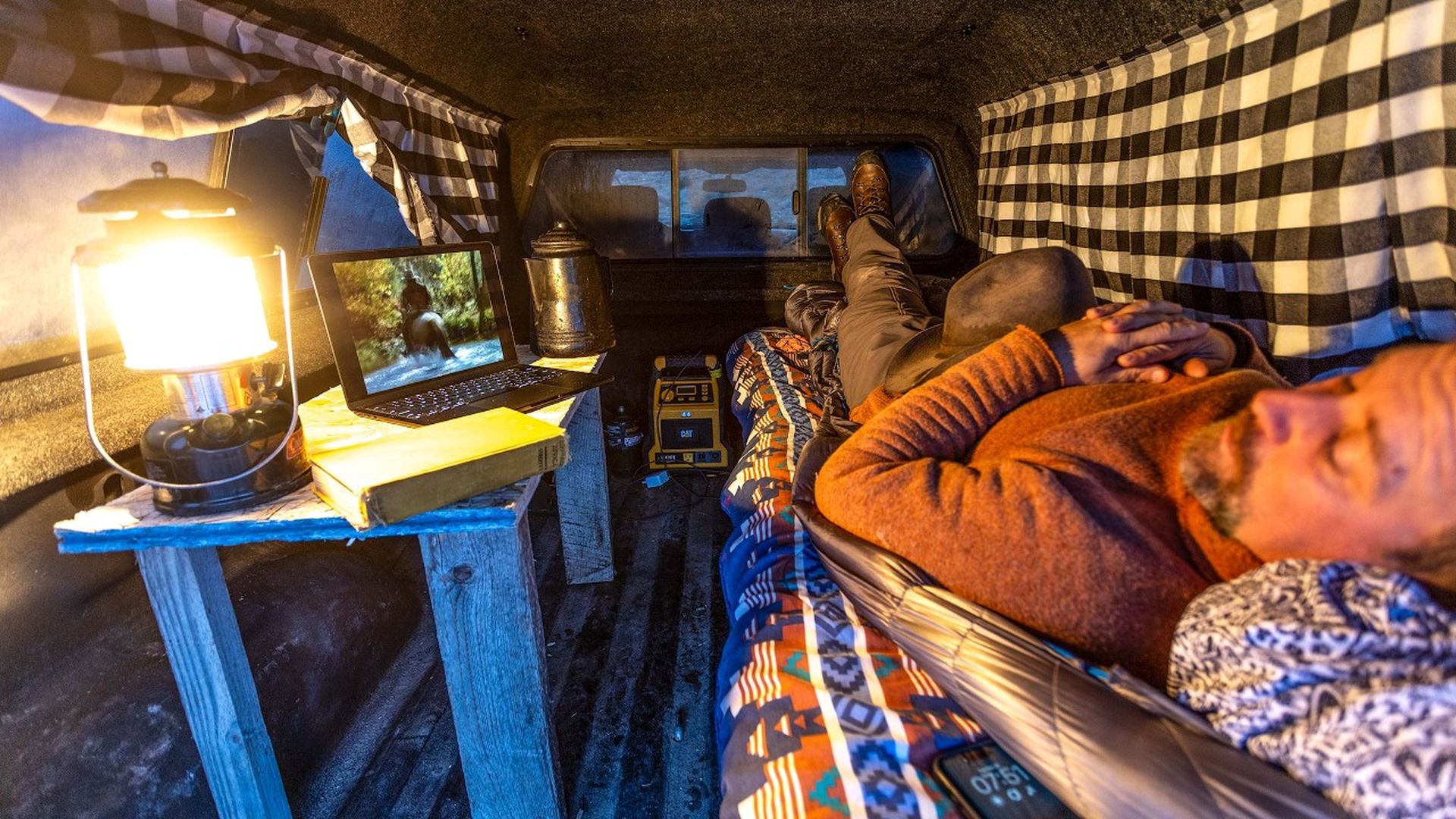 HLS09- Solo Truck Camping | Dinner and a Movie in WOLF COUNTRY! - High Lonesome Society