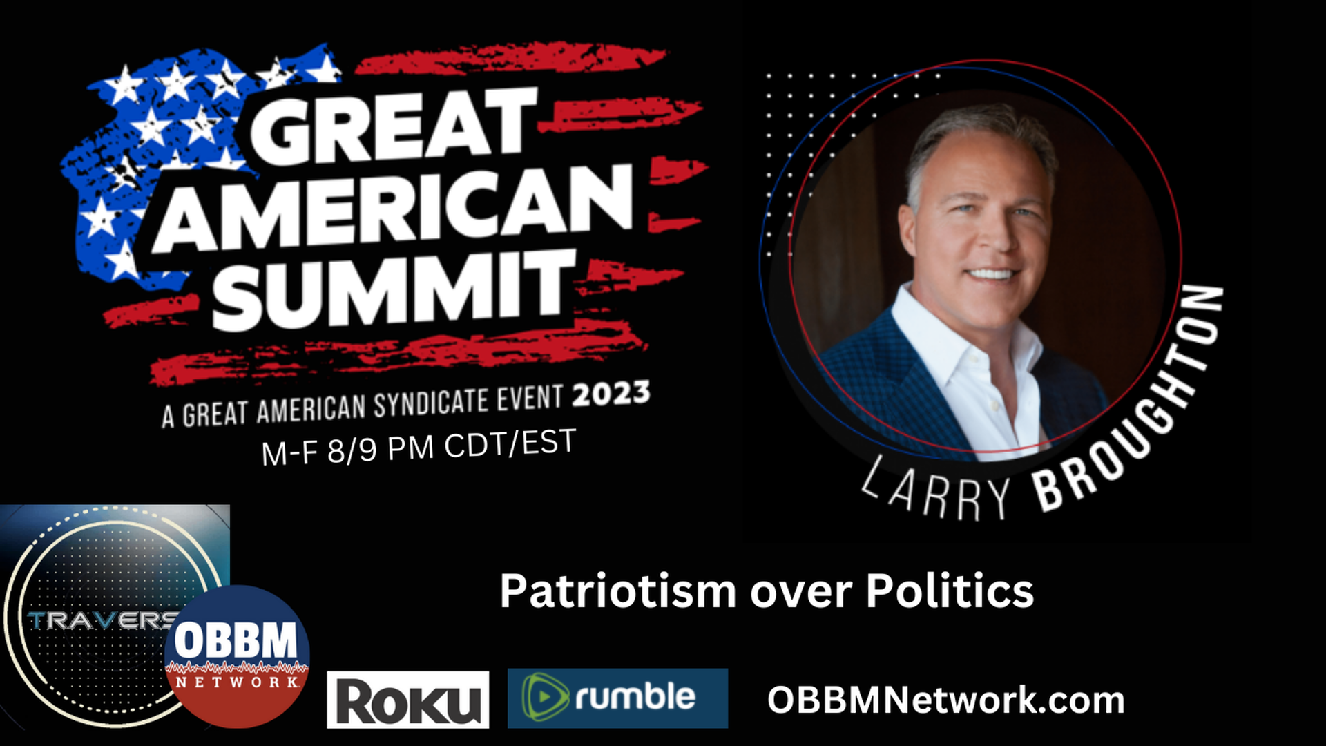 GAS19-Patriotism Over Politics - Great American Summit 2023