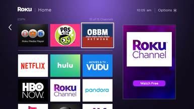 ONTV-How to Add OBBM Network TV to Roku