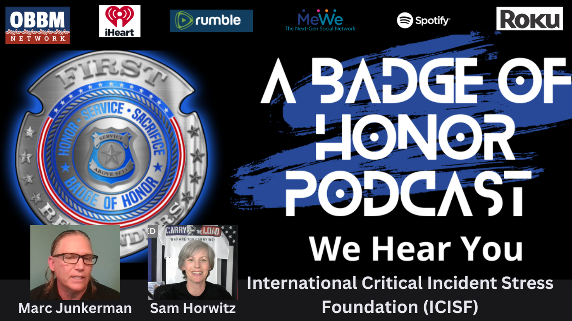 Saving Our Heroes With Marc Junkerman - A Badge of Honor TV 