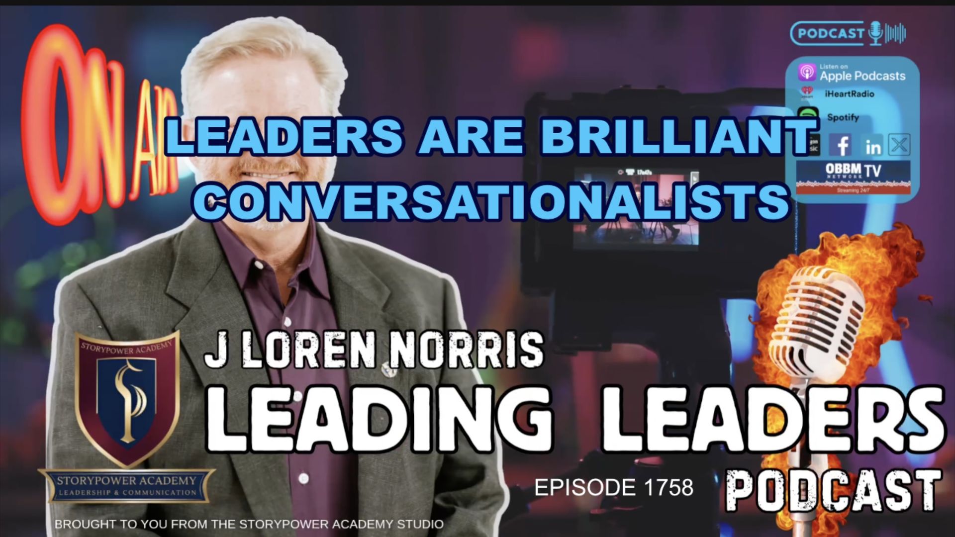 LL1758-LEADERS ARE BRILLIANT CONVERSATIONALIST - Leading Leaders