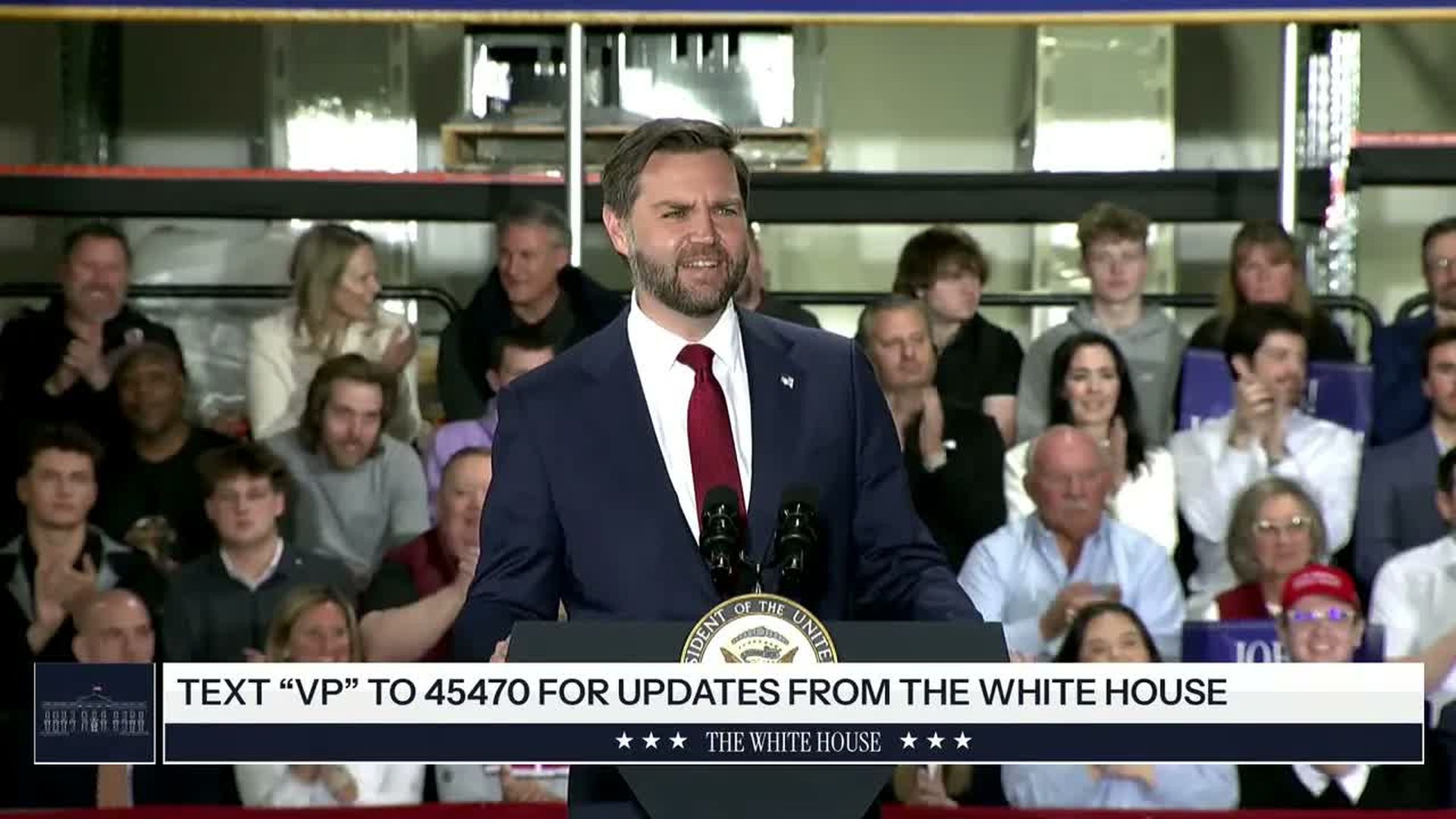 TWH177-Vice President JD Vance Delivers Remarks in Auburn Hills MI - The White House