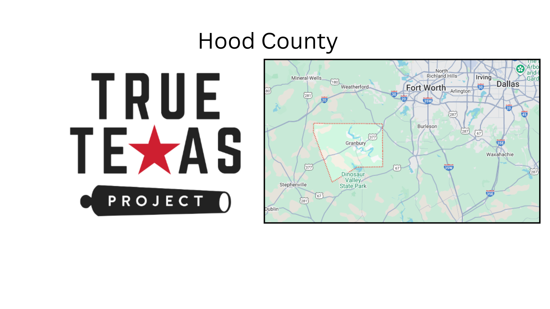 TTPHC-Mid Session Update - True Texas Project Hood County