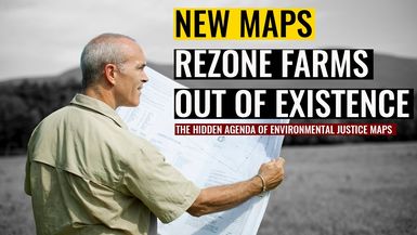 AMT466-NEW MAPS "REZONE FARMING" OUT OF EXISTENCE | As a Man Thinketh