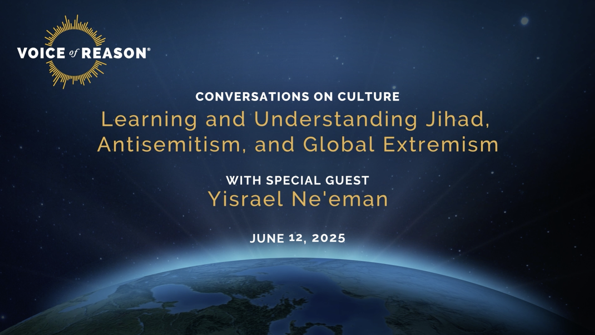 VOR49-Guest: Yisrael Ne'eman - Voice of Reason