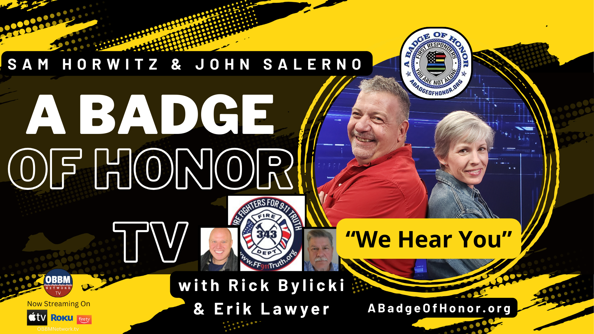 BOH142-Speaking Our Truth with Firefighters For 9/11 Truth - A Badge of Honor TV