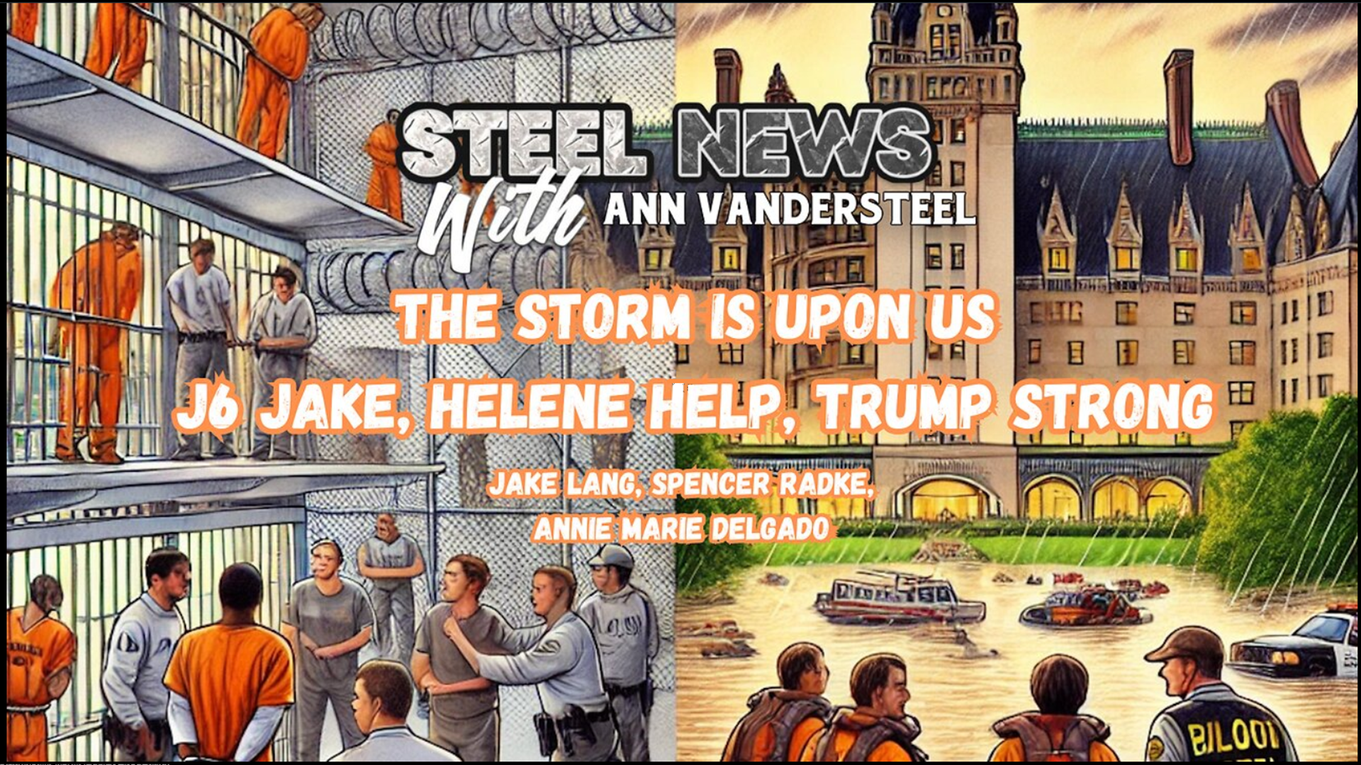 RN160-Steel News - The Storm is Upon Us Jake Lang, Helene Help, Trump Enthusiasm