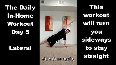 FE11- Day 5: Lateral - Daily In-Home Workout 
