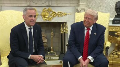 President Trump Participates in a Bilateral Meeting with the Prime Minister of Canada, May 6, 2025