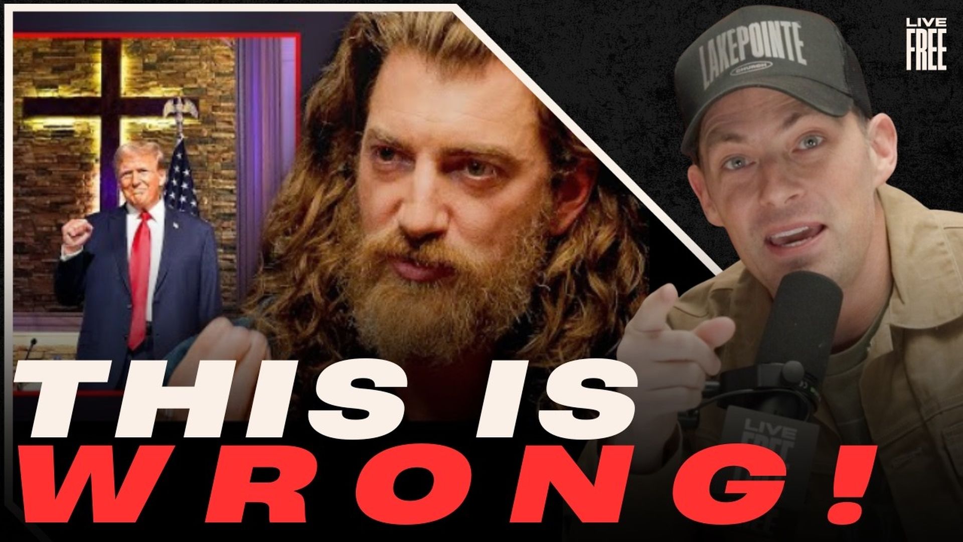 LPC17 - Megachurch Pastor Reacts to Rhett McLaughlin GASLIGHTING Christians Live Free with Josh Howerton.