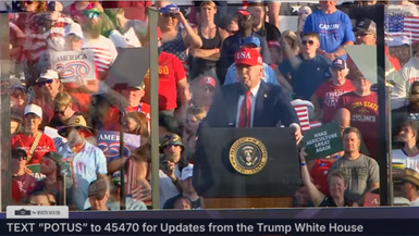 TWH80-President Trump Participates in the Salute to America Celebration
