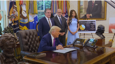 TWH54-President Trump Attends a Briefing on the 2025 Hurricane and Wildfire Season Outlook & Preparedness