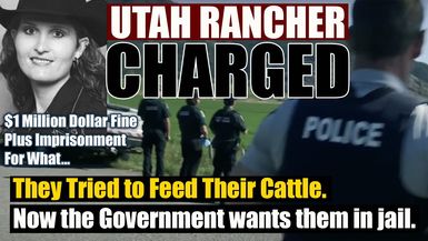 AMT383- COWGIRL OF THE YEAR CHARGED They tried to feed their cattle, now the government wants them in jail- As A Man Thinketh