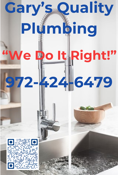 Ad- Gary's Quality Plumbing