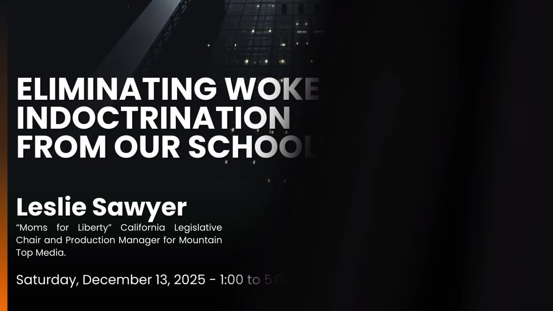 Leslie Sawyer - San Leandro Settlement Project Conference