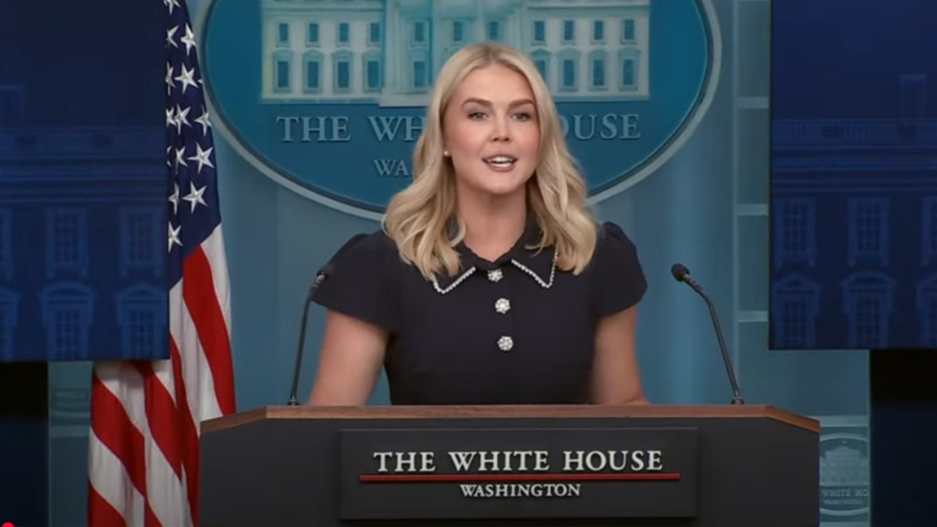 TWH113-Press Secretary Karoline Leavitt Briefs Members of the Media, Aug. 12, 2025