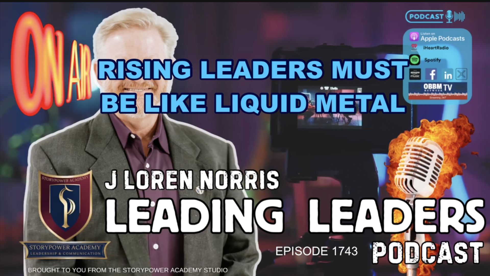 LL1743-LEADERS ON THE WAY UP NEED TO BE LIKE LIQUID METAL - Leading Leaders