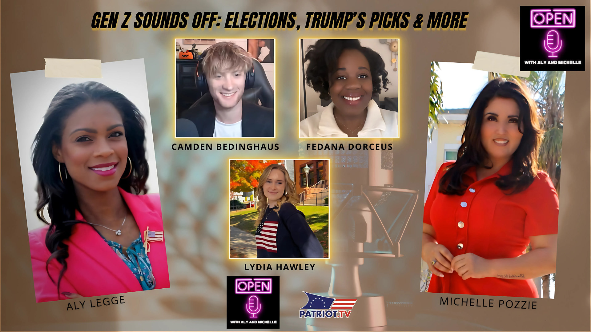 OMAM-019 - GenZ Sounds Off on Elections_ Trumps Picks and More! - Open Mic with Aly and Michelle