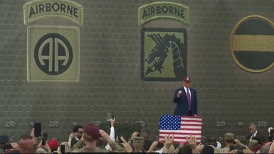 TWH53-President Trump Delivers Remarks at Fort Bragg