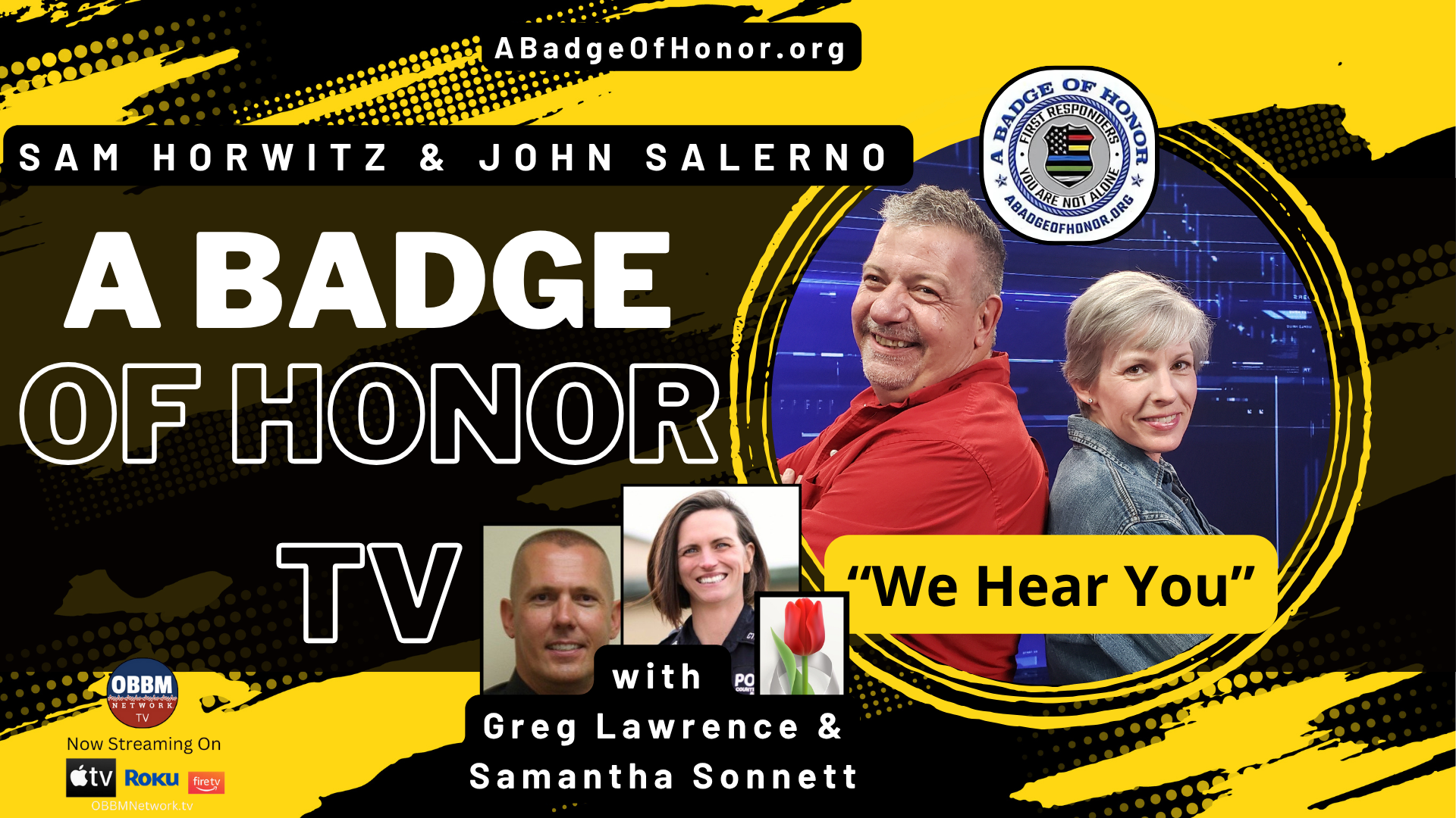 BOH149 - Greg Lawrence and Samantha Sonnett - A Badge of Honor TV 