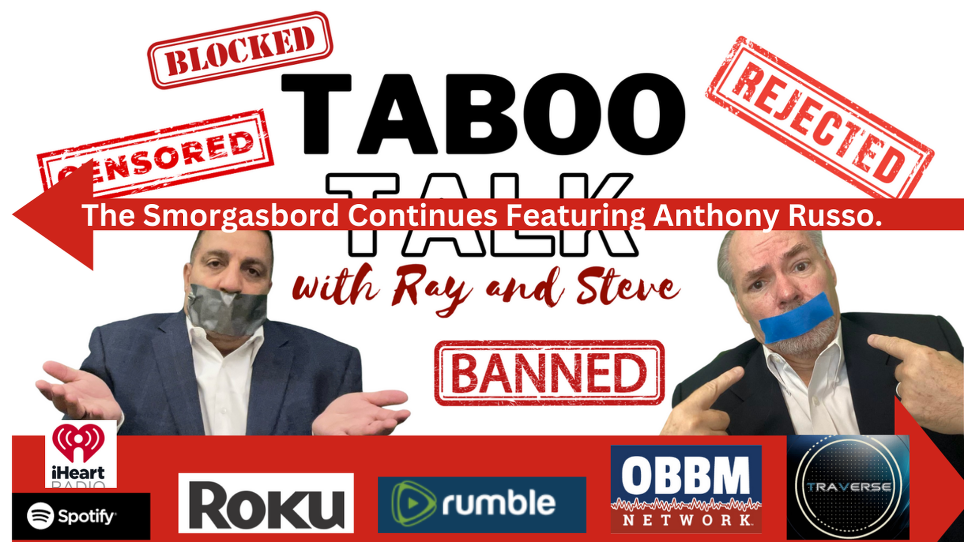 TBT20-The Smorgasbord Continues - Taboo Talk TV With Ray & Steve