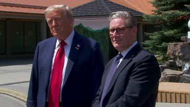 TWH62-President Trump Participates in a Pull Aside with the Prime Minister of the United Kingdom