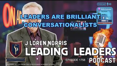LL1758-LEADERS ARE BRILLIANT CONVERSATIONALIST - Leading Leaders