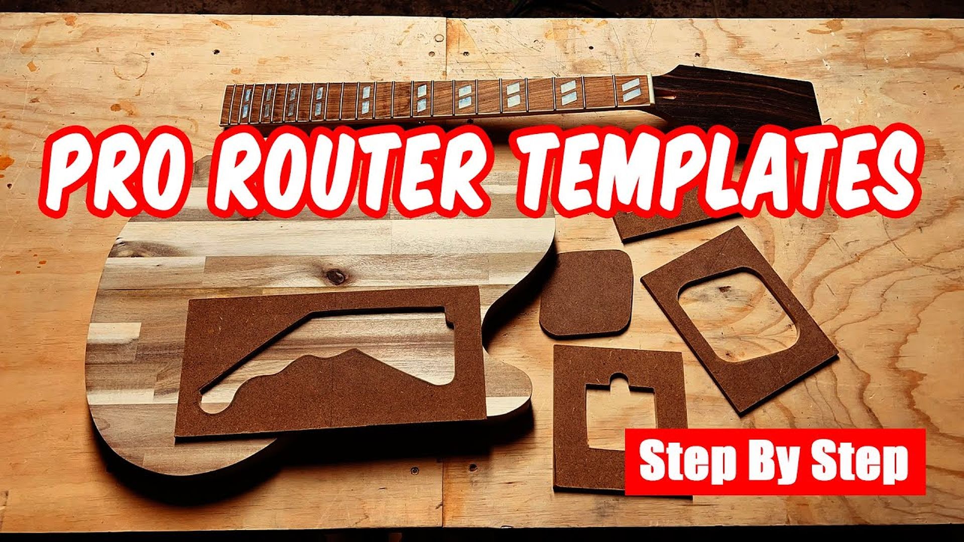 SG4 -Pro Router Templates for Perfect Guitar Cavities (Step by Step) - Skinner Guitars