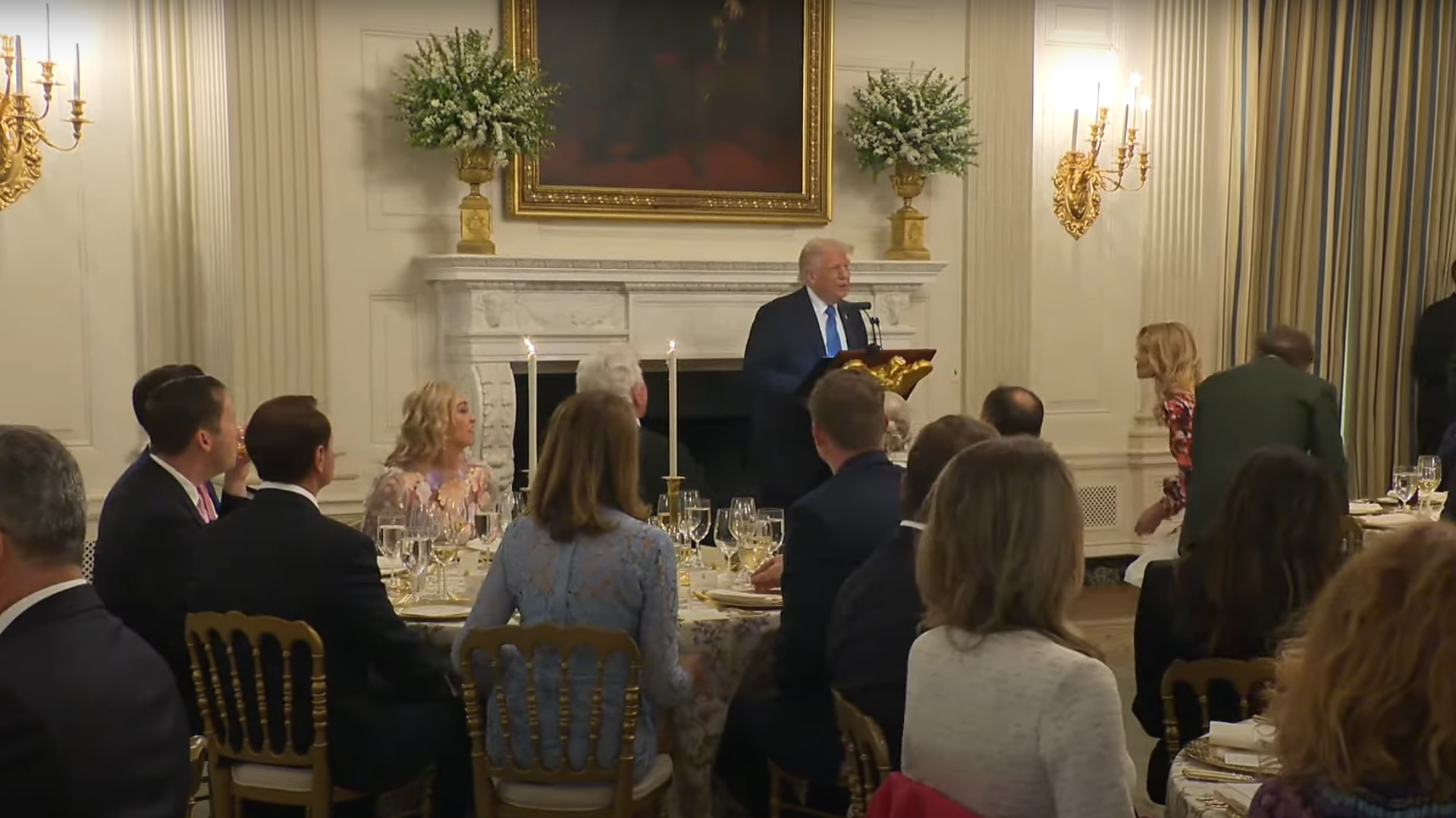 E30-President Trump Participates in a Kennedy Center Board Dinner