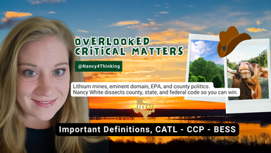 OCM12 - Important Definitions, CATL - CCP - BESS - Overlooked Critical Matters