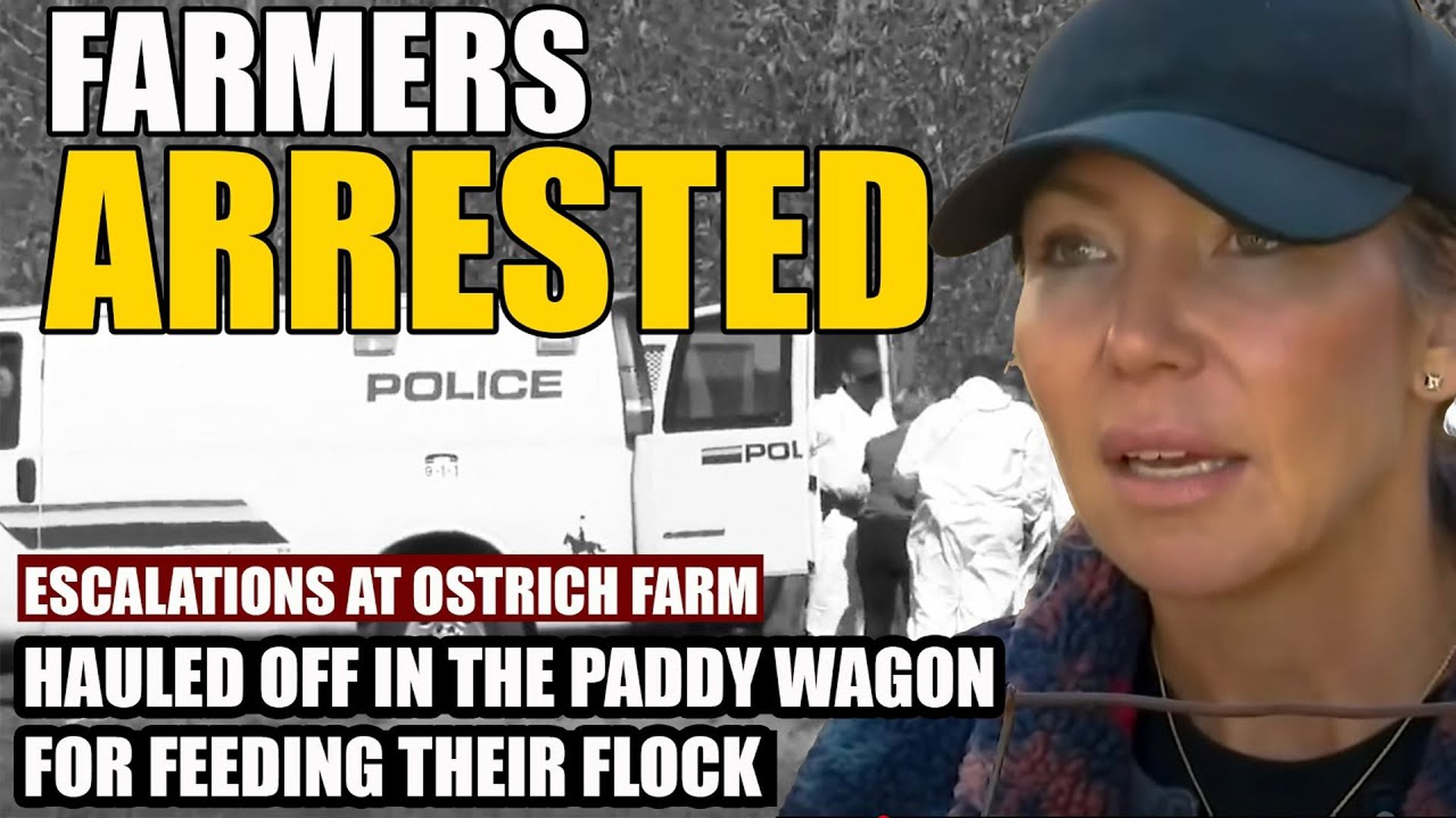 AMT427- FARMERS ARRESTED Hauled off in a "Paddy Wagon" for feeding their animals | As a Man Thinketh