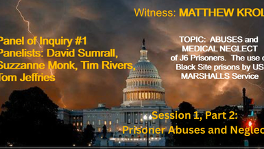 January 6th Historical Panel of Inquiry: Sessiono 1 Part2