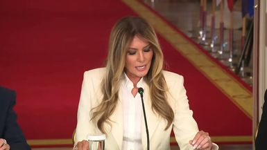 TWH184-First Lady Melania Trump Participates in the Fostering the Future Together Global Coalition Summit - The White House