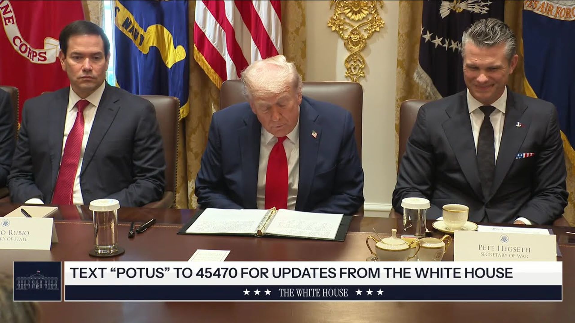 TWH151-President Trump Hosts a Cabinet Meeting, Oct. 9, 2025