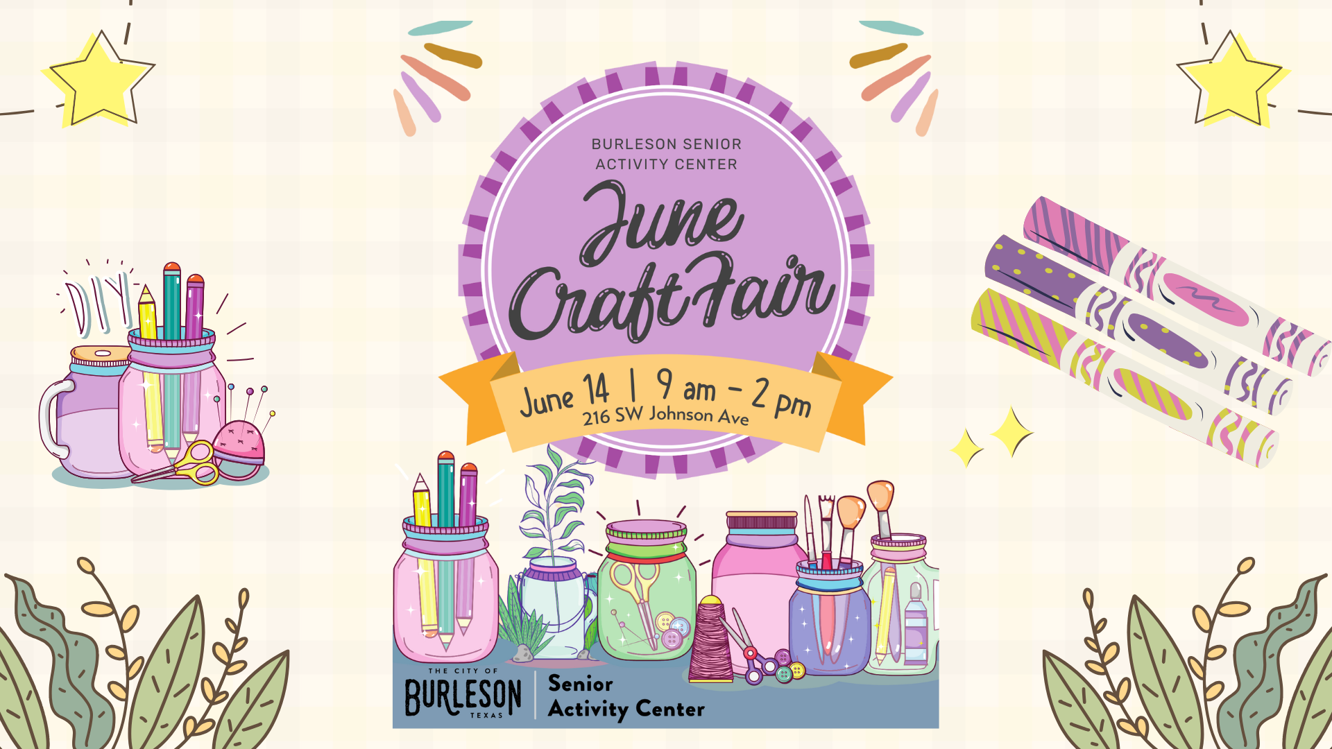 Burleson Senior Activity Center June Craft Fair