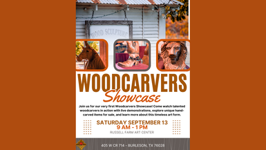 Burleson Woodcarvers Showcase Sept 13, 2025