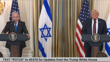 TWH139-President Trump Participates in a Press Conference with the Prime Minister of the State of Israel