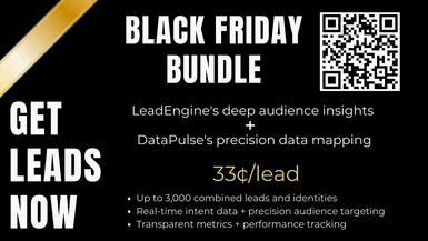 Get Leads NOW Irving TX! Black Friday Special 