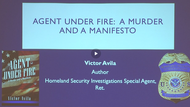 JBSRB8- Agent Under Fire: Murder Manifesto -Victor Avila at John Birch Society Richardson Business Chapter 