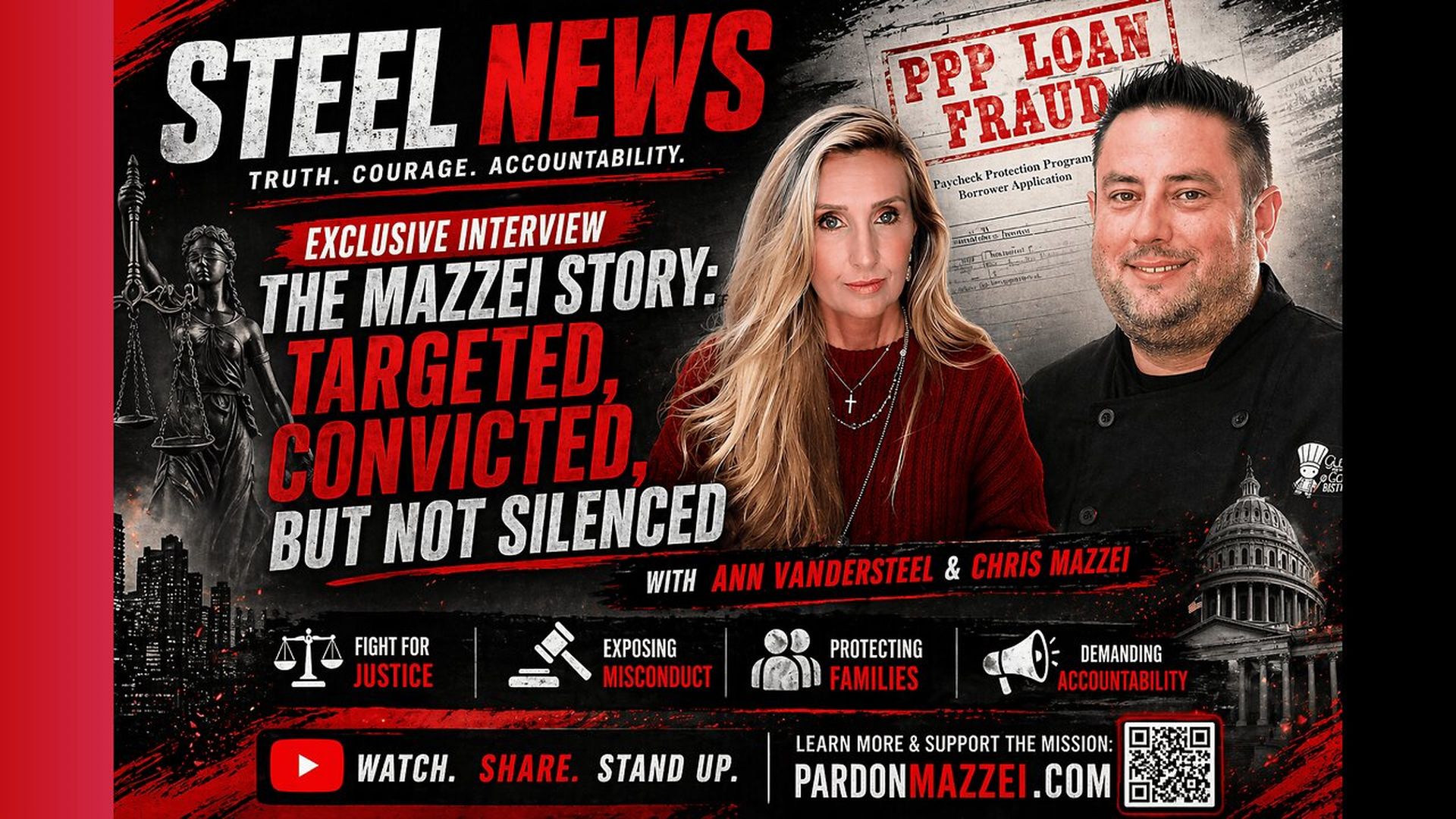 RN209-4-23-26 STEEL NEWS THE MAZZEI CASE - PPP PRISON PROSECUTION JUSTICE OR TARGETING - Steel News With Ann Vandersteel