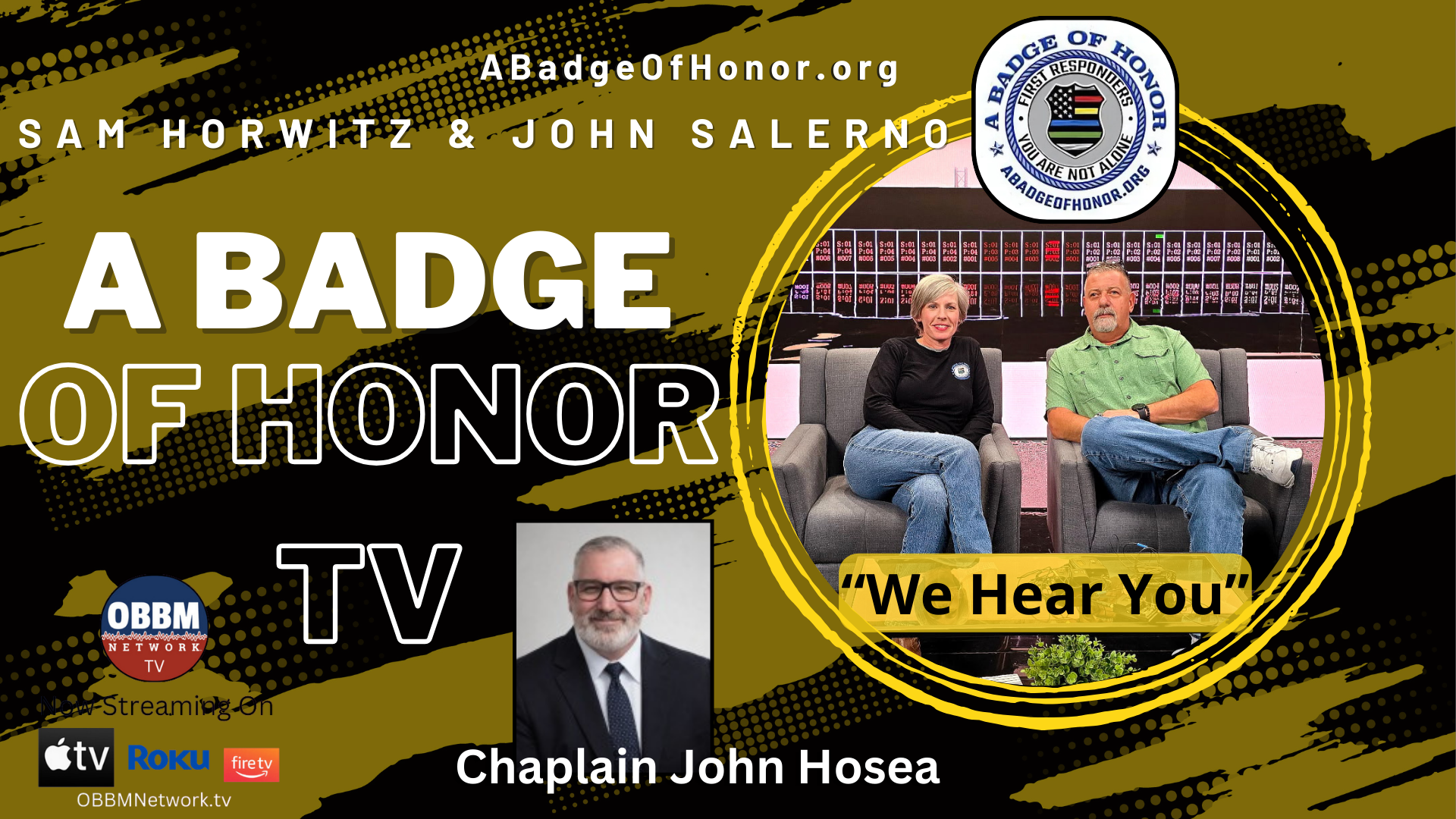 BOH164 - Serving Those Standing on the Front Lines With John Hosea