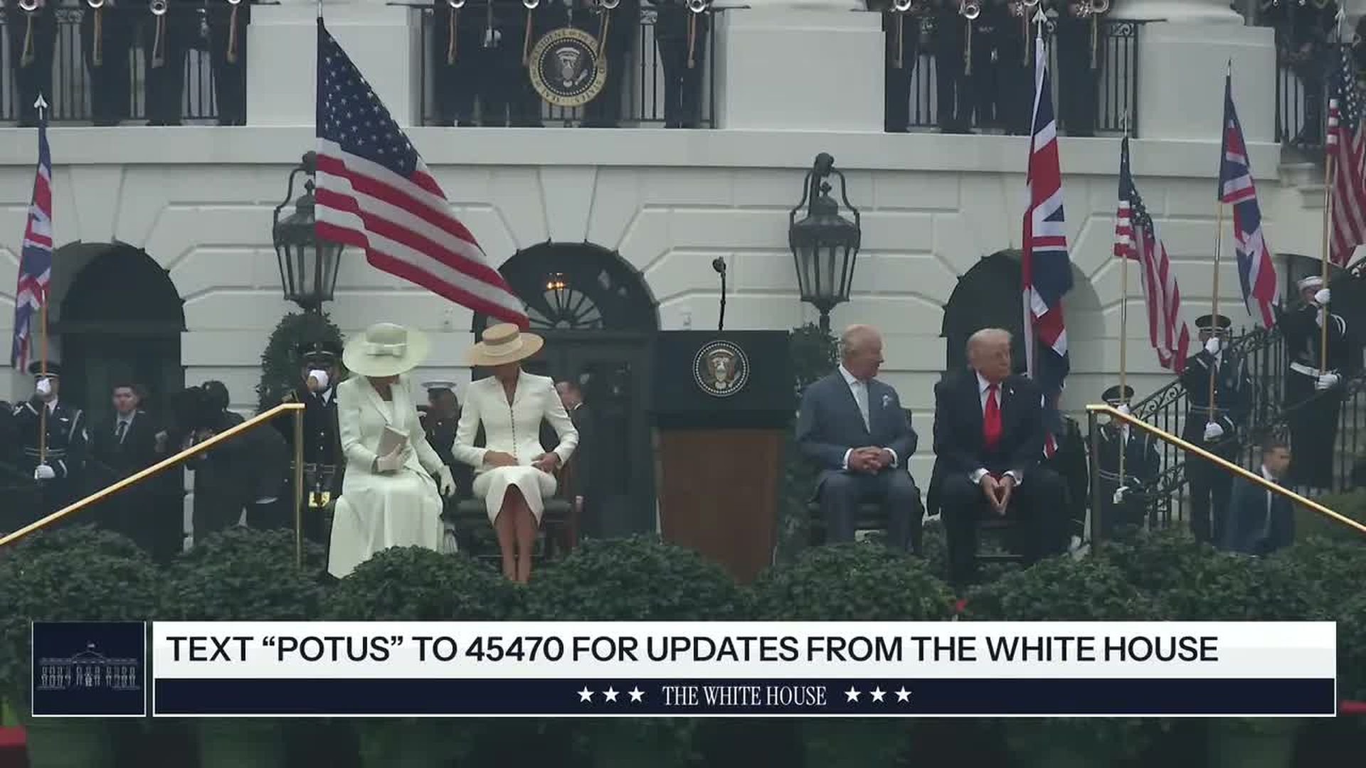 TWH207-President Trump and the First Lady Participate in a Greeting with the King and Queen of the UK - The White House
