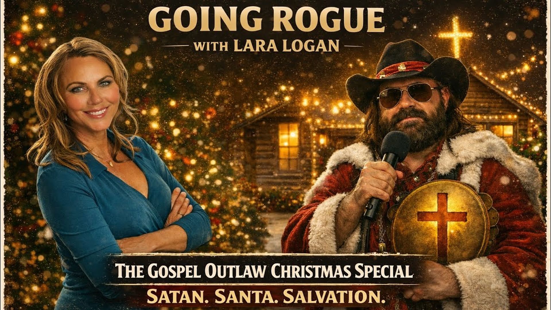 GR53 - GOSPEL OUTLAW CHRISTMAS SPECIAL Satan. Santa. Salvation - Going Rogue With Lara Logan