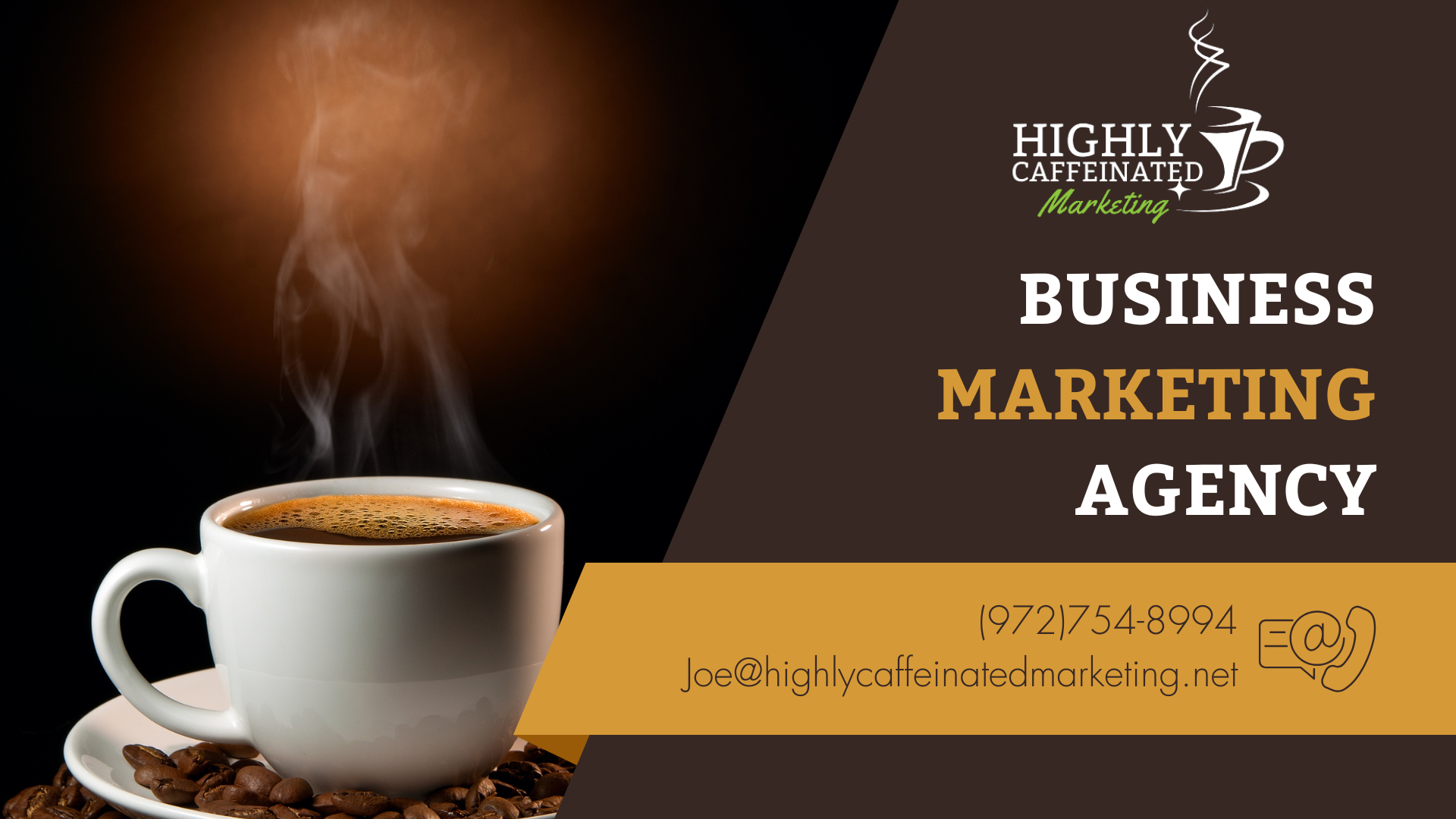 Highly Caffeinated Marketing Ad