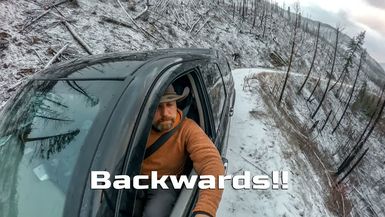 HLS12-Solo Wolf Hunt - Testing My DIY Camper in a Winter Storm - High Lonesome Society - Trinity Vandenacre