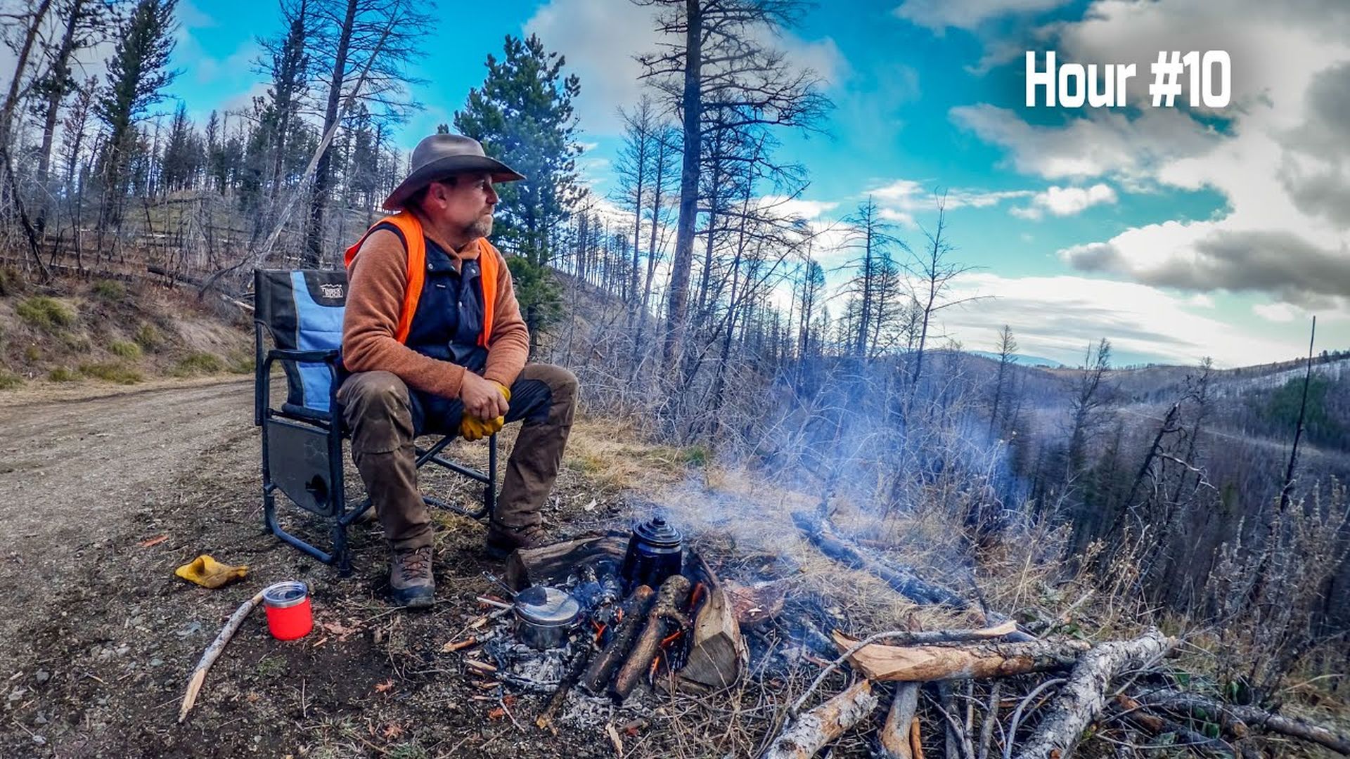 HLS02- I Tried Elk Hunting in a Burned Forest: 18 Hour Challenge! - High Lonesome Society