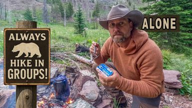 LITW137- Solo Camping in GRIZZLY COUNTRY - Just Sardines and Coffee! - Life in the West