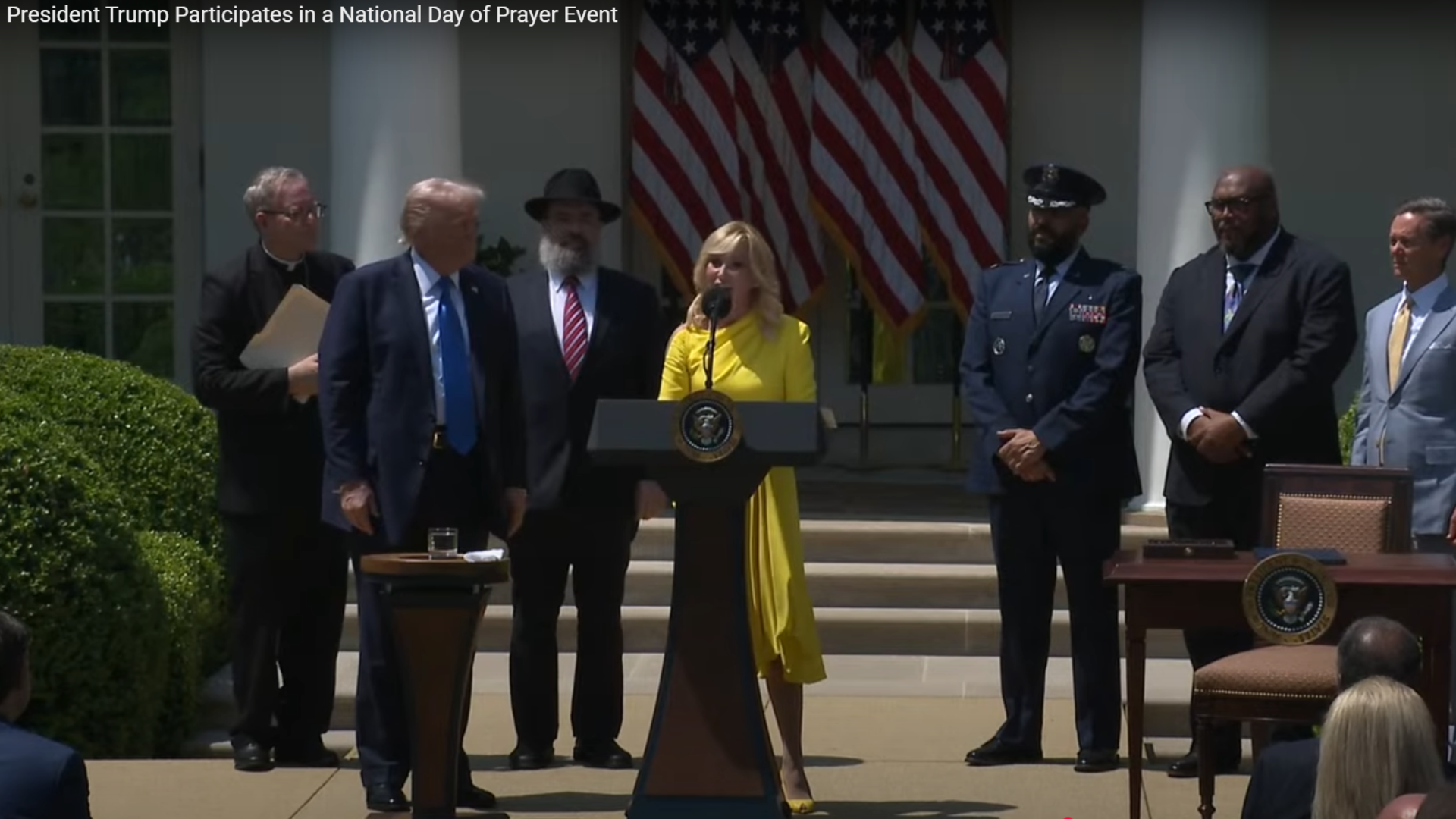 President Trump Participates in a National Day of Prayer Event May 1st, 2025