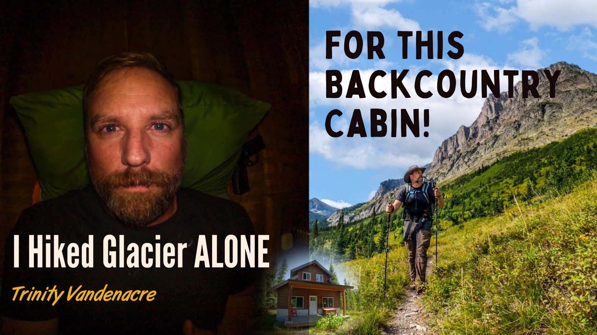 LITW142-I Hiked Glacier ALONE for this Backcountry Cabin! - Life in the West
