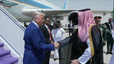 President Trump Participates in an Arrival Ceremony, May 13, 2025